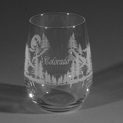 - Colorado Non-Stem Wine Glass #1214C